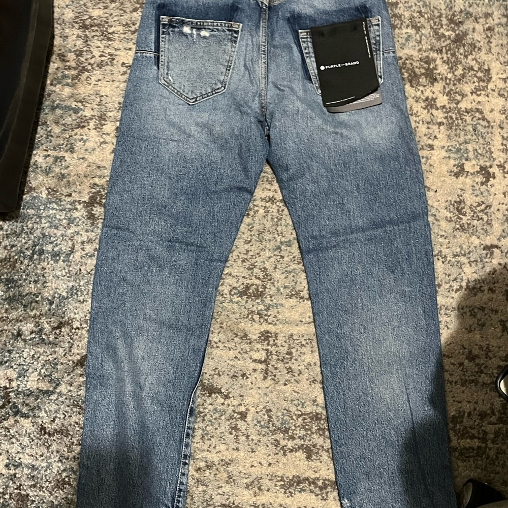 Men purple brand jeans used 1-2 times